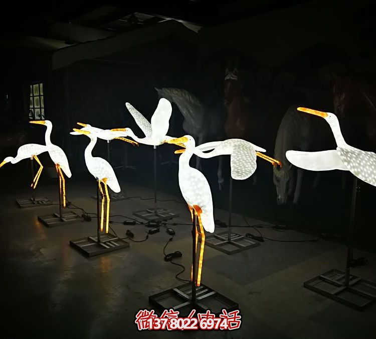 玻璃鋼雕塑景觀亮化，點亮景區園林