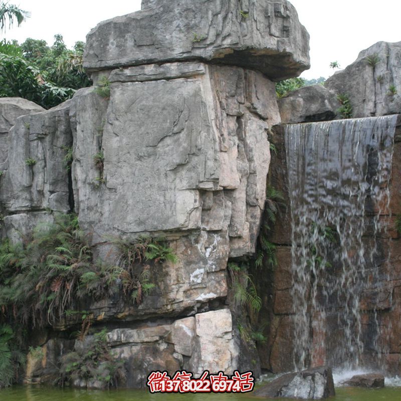 百花爭艷，景致美妙——游覽石假山景觀