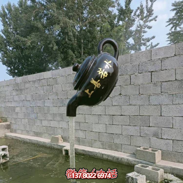 玻璃鋼懸空流水擺件，室外裝飾藝術精品